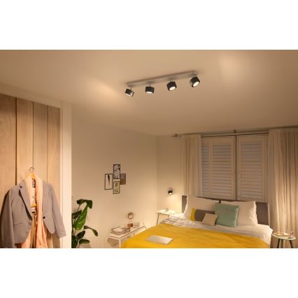 Philips 50654/30/P0 - LED Oświetlenie punktowe FERANO 4xLED/4,3W/230V