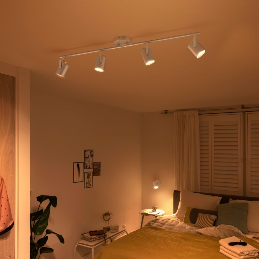 Philips 50664/14/P0 - LED Oświetlenie punktowe BYRE 4xLED/4,3W/230V 2200/2500/2700K
