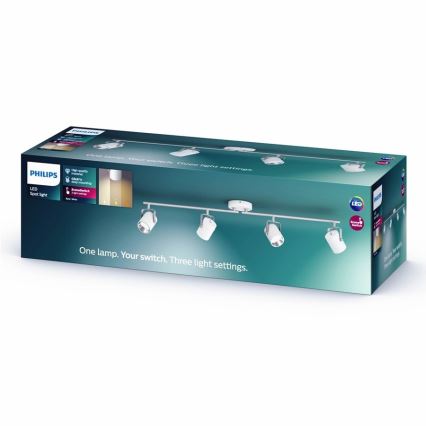 Philips - LED Oświetlenie punktowe 4xLED/4,3W/230V 2200/2500/2700K