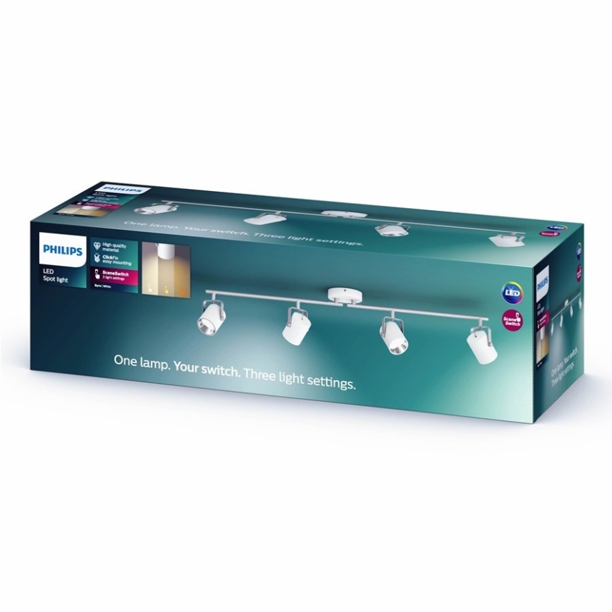 Philips - Oprawa punktowa LED 4xLED/4,3W/230V 2200/2500/2700K