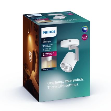 Philips - LED Ściemnialne oświetlenie punktowe 1xLED/4.5W/230V