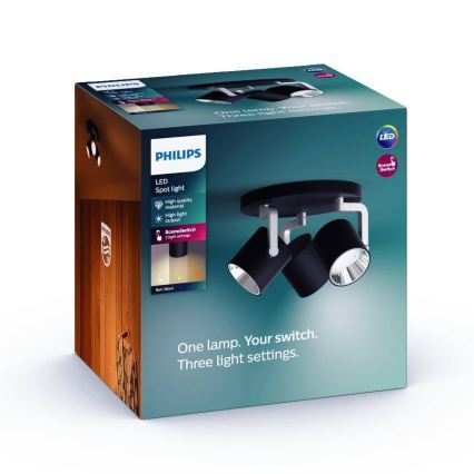 Philips - LED Ściemnialne oświetlenie punktowe 3xLED/4.5W/230V