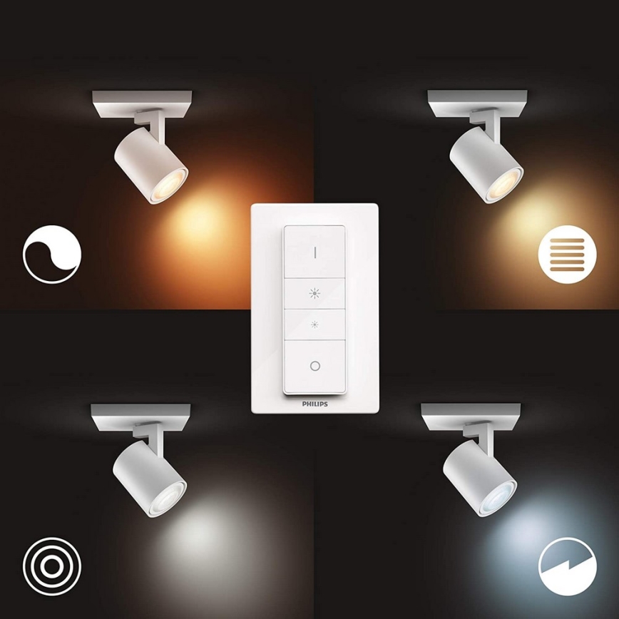 Philips - LED Oświetlenie ściemnialne Hue RUNNER 1xGU10/5W/230V + ZS