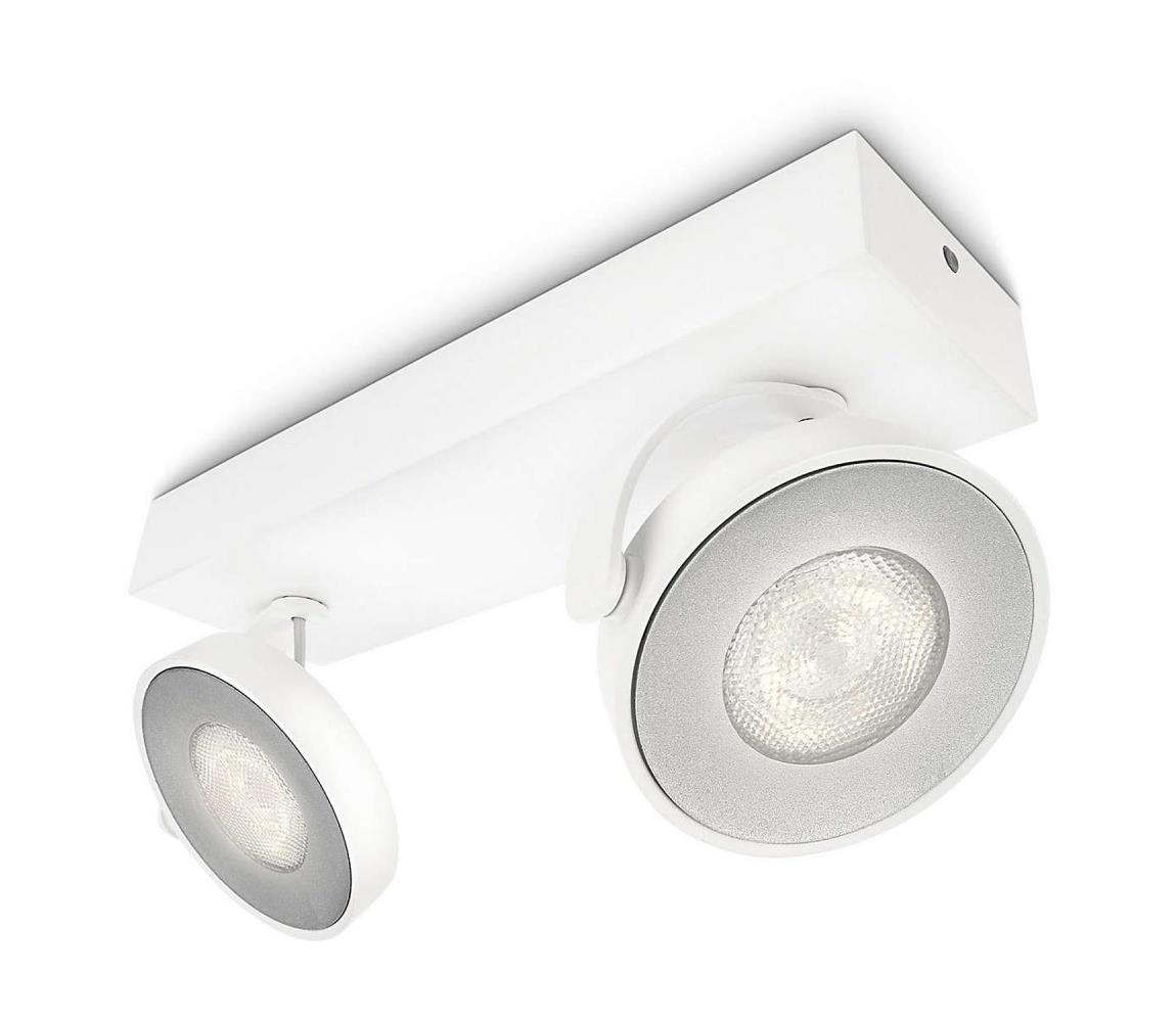 Philips 53172/31/16- Lampa ściemnialna LED MYLIVING CLOCKWORK 2xLED/4,5W/230V