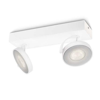 Philips 53172/31/16 - LED reflektor MYLIVING CLOCKWORK 2xLED/4W/230V