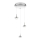 Philips 53223/11/16 - LED Lampa wisząca CYPRESS 3xLED/3W/230V