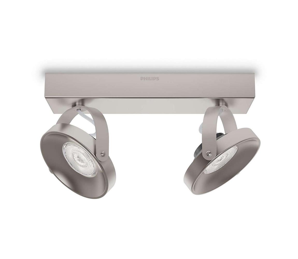 Philips 53312/17/16 - Lampa ściemnialna LED MYLIVING SPUR 2xLED/4,5W/230V