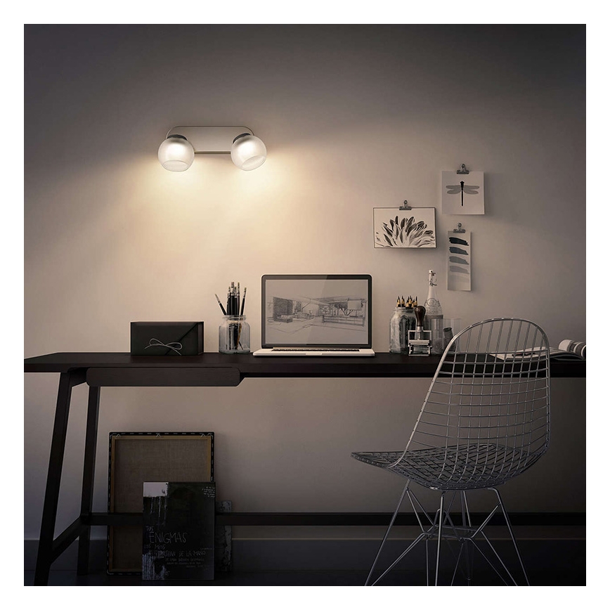 Philips 53322/17/16 - LED reflektor BALLA 2xLED/4W/230V