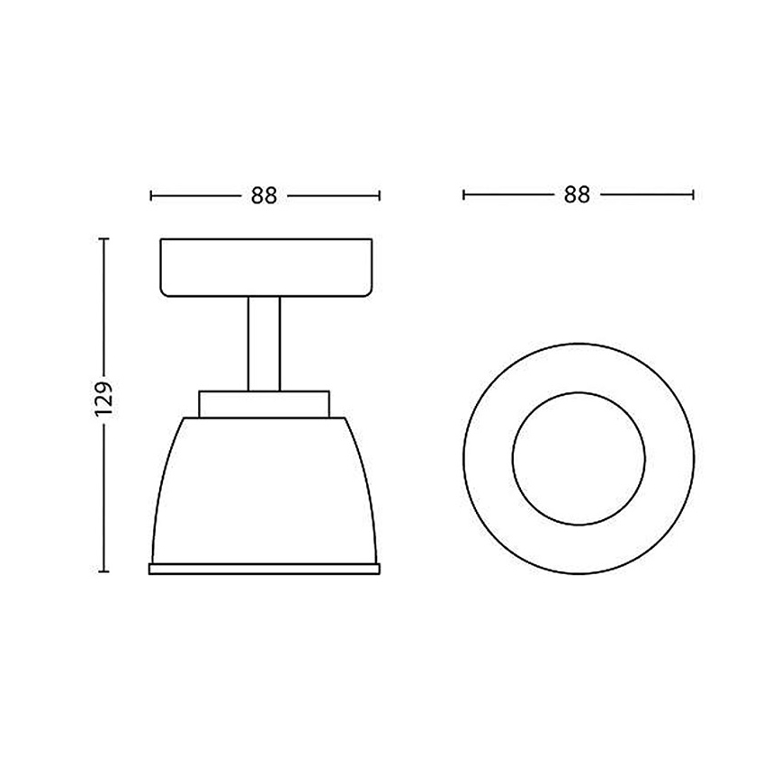 Philips 53350/17/16 - LED reflektor COUNTY 1xLED/4W/230V
