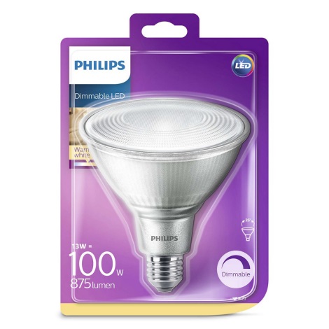 Philips 538623 - LED Ściemnialna żarówka E27/13W/230V 2700K