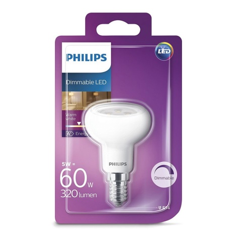 Philips 538638 - LED Ściemnialna żarówka E14/5W/230V 2700K
