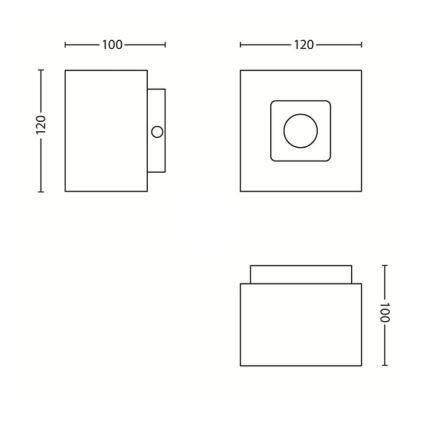 Philips 56230/48/PN - Plafon TEMPO 1xGU10/50W/230V