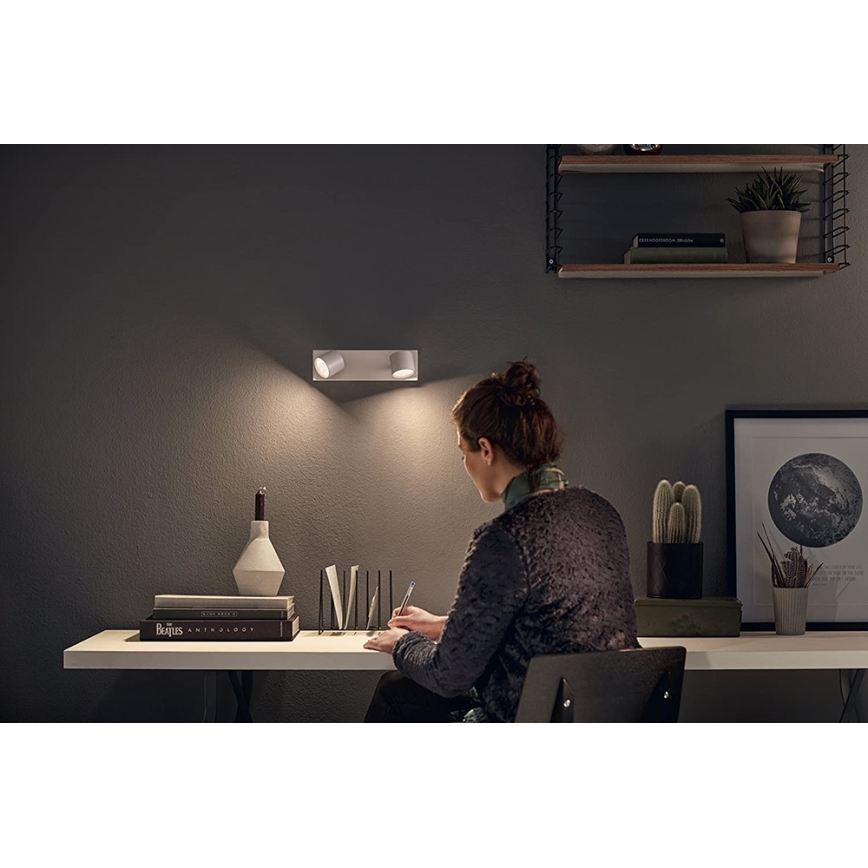 Philips 56242/31/P0 - LED Ściemnialne oświetlenie punktowe STAR 2xLED/4,5W/230V