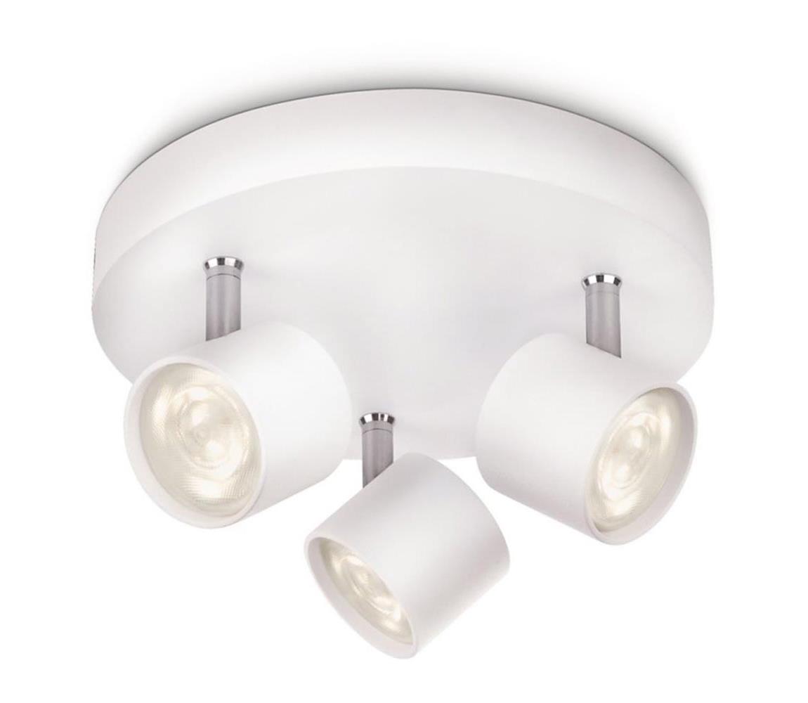 Philips 56243/31/16 - LED Ściemnialne oświetlenie punktowe STAR 3xLED/4W/230V