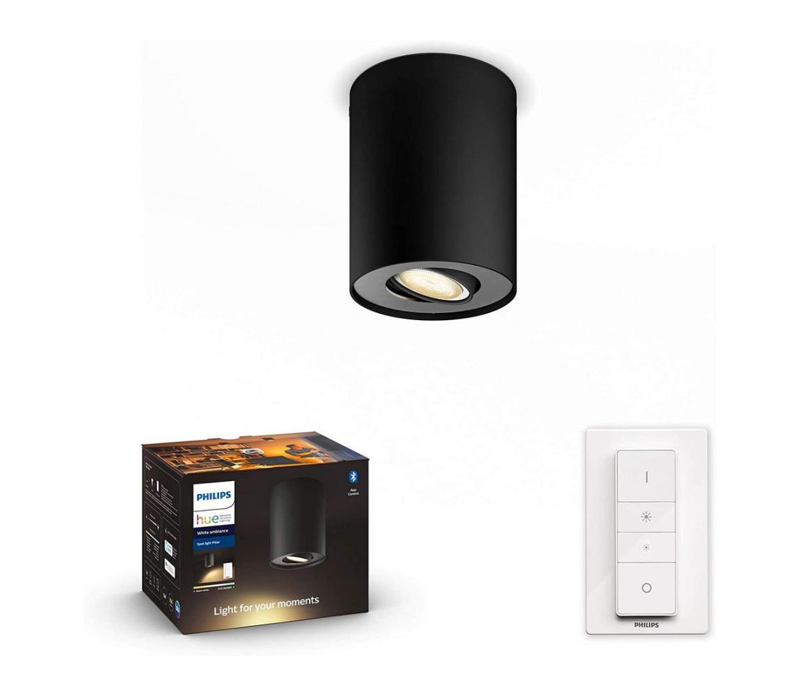 Philips 56330/30/P6 - Lampa ściemnialna LED Hue PILLAR 1xGU10/5W/230V + pilot