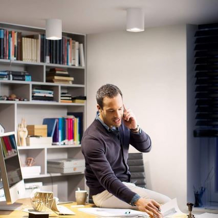 Philips - LED regulowane punktowe oświetlenie Hue PILLAR 1xGU10/5W/230V + pilot zdalnego sterowania