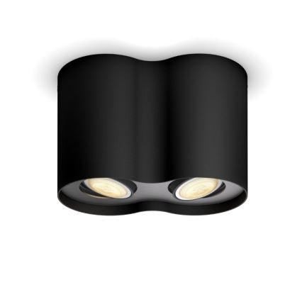Philips - LED Oświetlenie ściemnialne Hue PILLAR 2xGU10/5W/230V + ZS