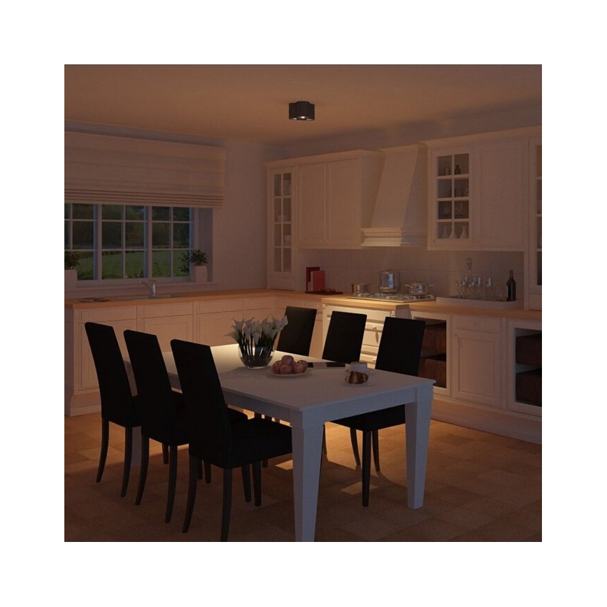 Philips 56333/30/16 - Reflektorek MYLIVING PILLAR 3xGU10/35W/230V czarny