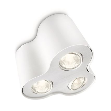 Philips 56333/31/16 - Spotlampa MYLIVING PILLAR 3xGU10/35W biały