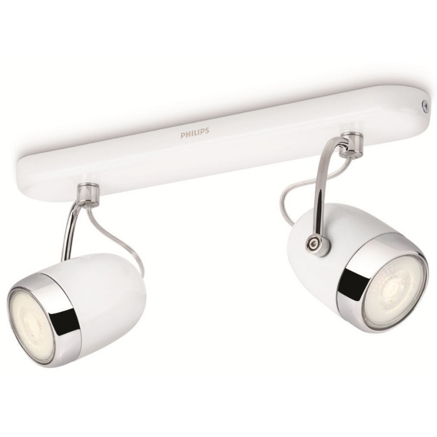 Philips 56482/31/PN - Oświetlenie punktowe MYLIVING BALSA 2xGU10/35W/230V