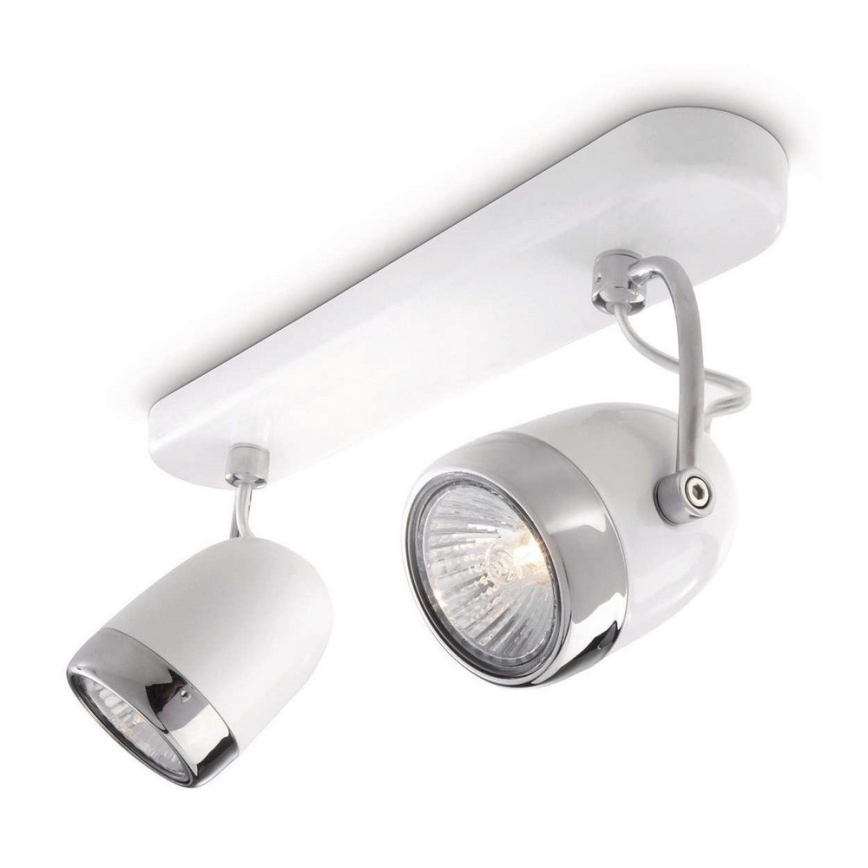 Philips 56482/31/PN - Oświetlenie punktowe MYLIVING BALSA 2xGU10/35W/230V