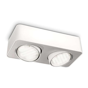 Philips 57952/31/16 - Downlight MYLIVING CONFIDENT 2xGX53/8W/230V