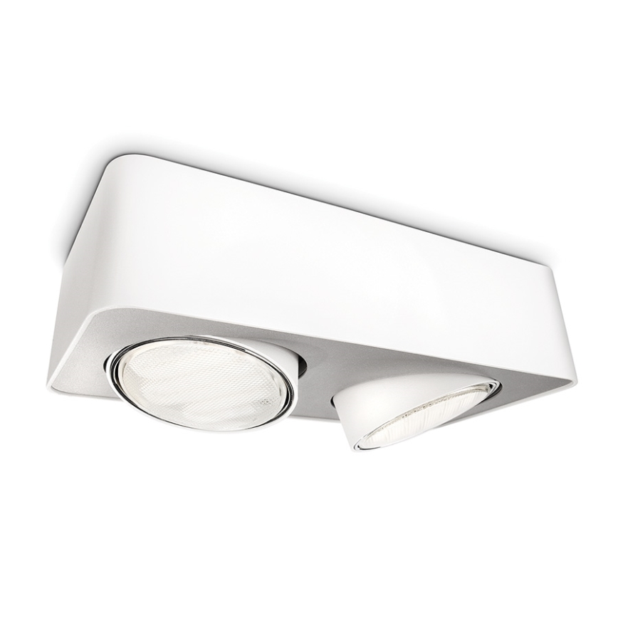 Philips 57952/31/16 - LED Reflektor punktowy  MYLIVING CONFIDENT 2xGX53/9,5W/230V