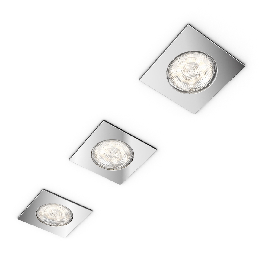 Philips 59007/11/P0 - SADA 3x LED lampa sufitowa MYBATHROOM DREAMINESS 3xLED/4,5W/230V