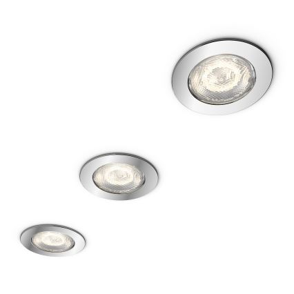 Philips - SET 3x LED oprawa wpuszczana 3xLED/4,5W/230V