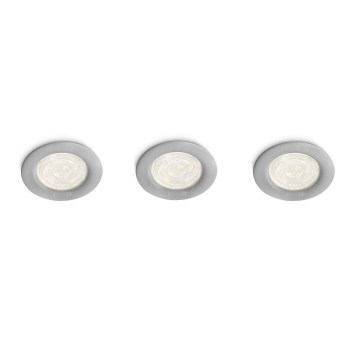 Philips 59100/87/16 - ZESTAW 3x LED punktowe oświetlenie wpuszczane MYLIVING SCEPTRUM LED/3W/230V