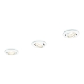 Philips 59243/31/E7 - ZESTAW 3x Oprawa wpuszczana ENIF 1xGU10/50W/230V