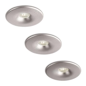 Philips 59843/48/16 - Zestaw 3x LED łazienkowa oprawa wpuszczana MEROPE 3xLED/2W/230V