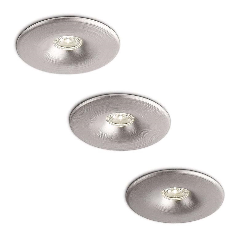 Philips 59843/48/16 - Zestaw 3x LED łazienkowa oprawa wpuszczana MEROPE 3xLED/2W/230V