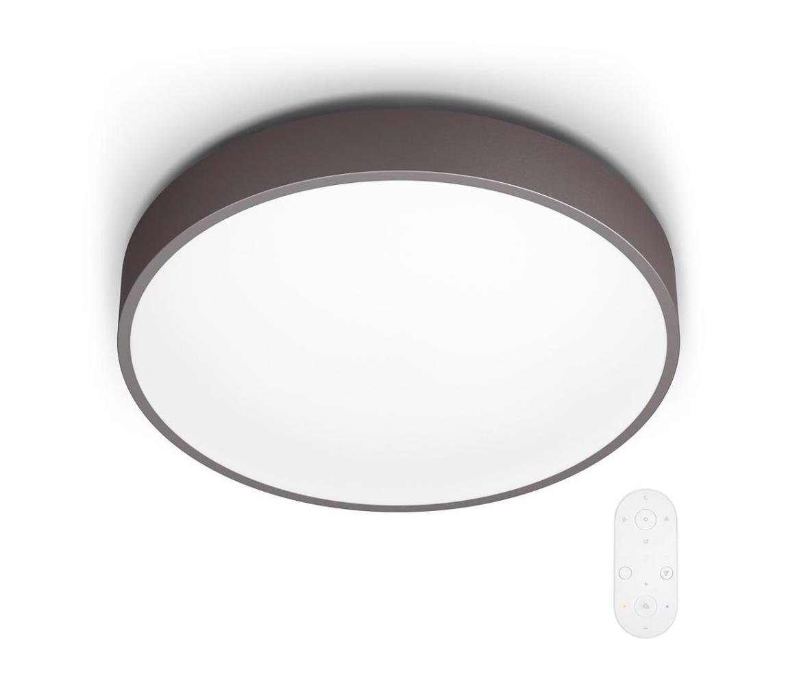 Philips 60262/43/P5 - LED Plafon ściemnialny BROWN 1xLED/28W/230V + pilot