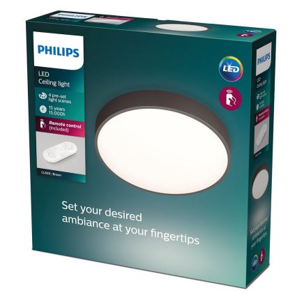 Philips 60262/43/P5 - LED Plafon ściemnialny BROWN 1xLED/28W/230V + DO