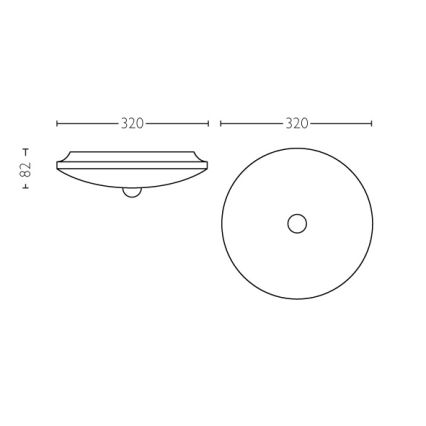 Philips - LED Plafon z czujnikiem 1xLED/16W/230V 2700K