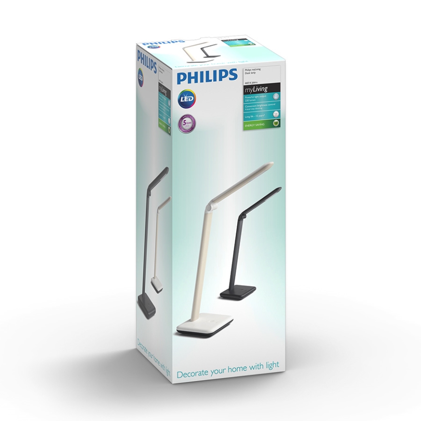 Philips 66016/31/P3 - LED Lampa ściemnalna stołowa JABIRU LED/4,5W/230V biała