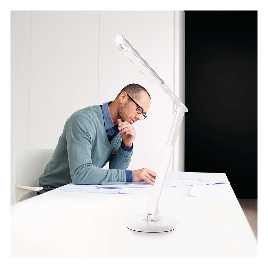 Philips 67420/31/26 - LED Lampa stołowa z regulacją światła EYECARE MALLET 1xLED/5,5W/230V