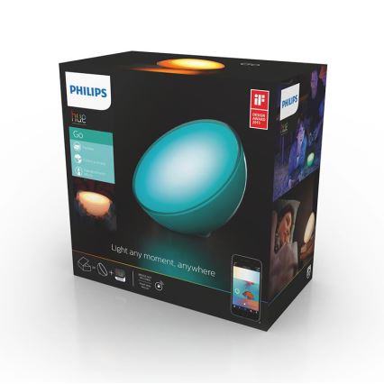 Philips 31152/31/PH - Ściemnialna lampa stołowa HUE GO 1xLED/6W/RGB