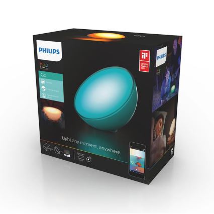 Philips 71460/60/PH - Ściemnialna lampa stołowa Hue GO 1xLED/6W/RGB