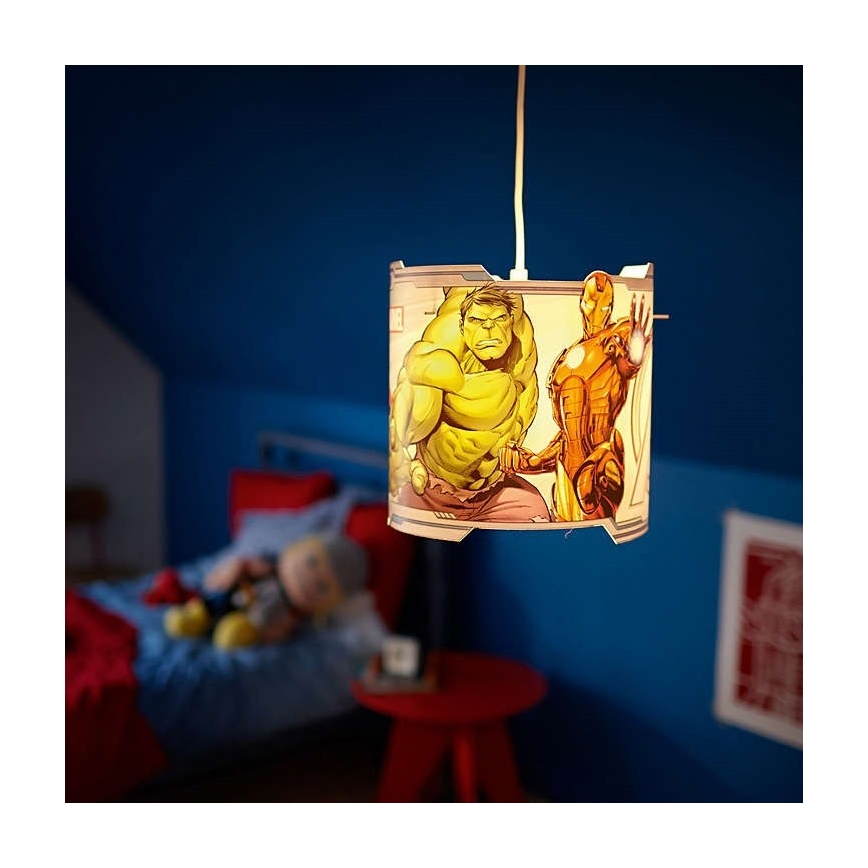 Philips 71751/35/26 - Dziecięcy żyrandol na lince DISNEY AVENGERS 1xE27/60W/230V