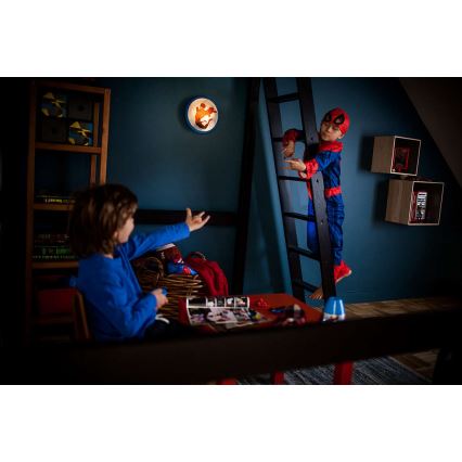 Philips 71760/40/16 - LED Kinkiet dziecięcy DISNEY SPIDER-MAN 1xLED/4W/230V