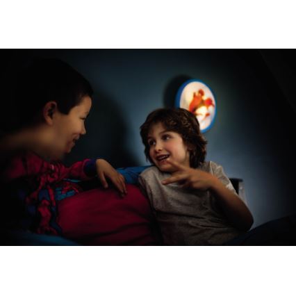 Philips 71760/40/16 - LED Kinkiet dziecięcy DISNEY SPIDER-MAN 1xLED/4W/230V
