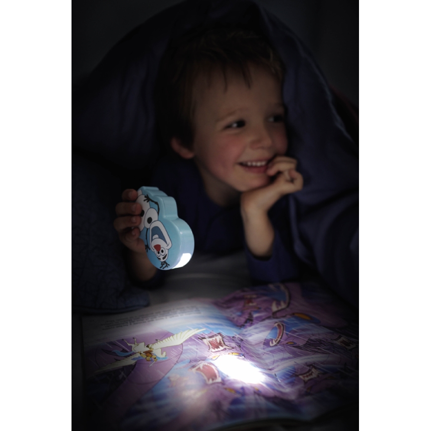 Philips 71767/08/16 - LED  Lampa dziecięca DISNEY FROZEN 1xLED/0,3W/2xAAA
