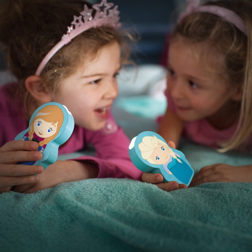 Philips 71767/37/16 - Lampka dziecięca DISNEY ELSA LED/0,3W/2xAAA