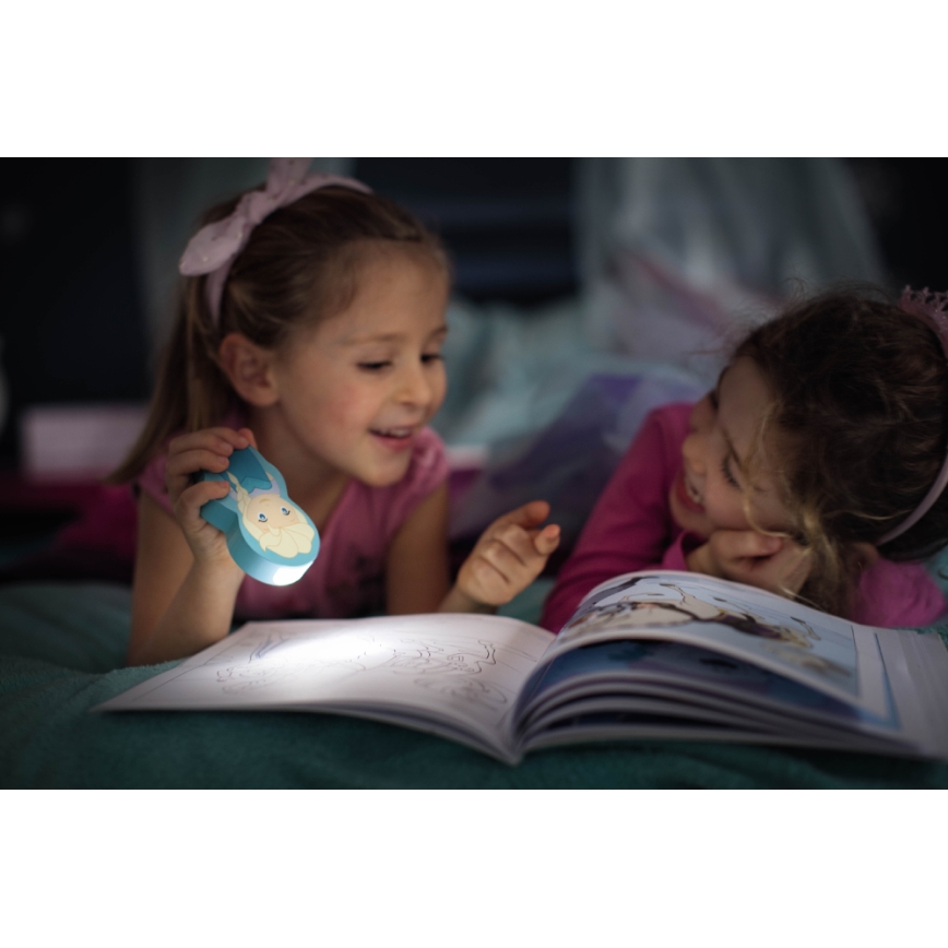 Philips 71767/37/16 - Lampka dziecięca DISNEY ELSA LED/0,3W/2xAAA