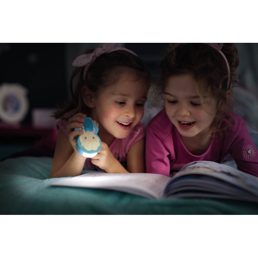 Philips 71767/37/16 - LED Lampka dziecięca DISNEY ELSA 1xLED/0,3W/2xAAA