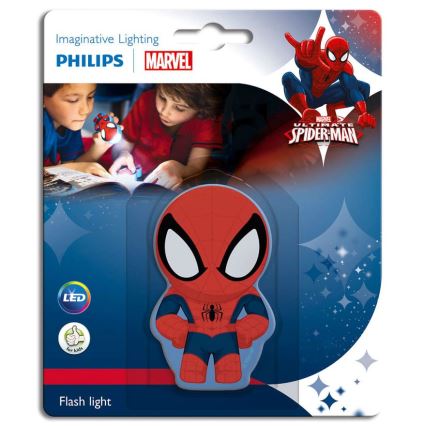 Philips 71767/40/16 - LED Latarka dziecięca DISNEY SPIDER-MAN 1xLED/0,3W/3V