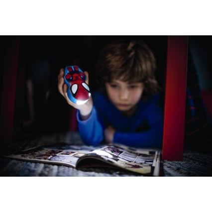 Philips 71767/40/16 - LED Latarka dziecięca DISNEY SPIDER-MAN 1xLED/0,3W/3V