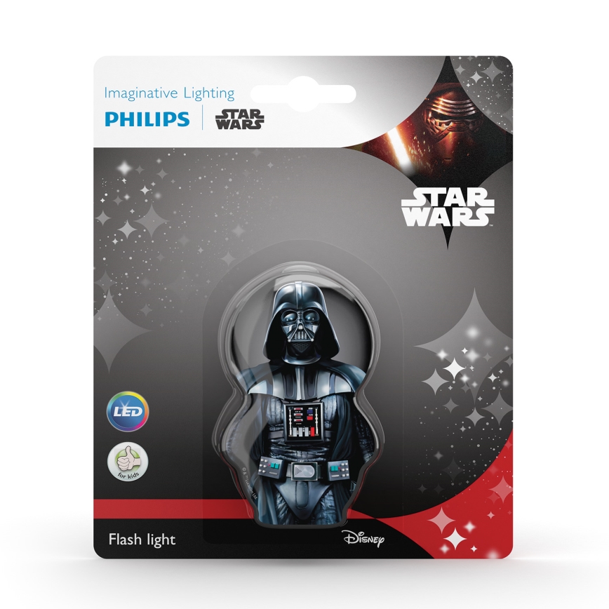 Philips 71767/98/16 - Lampka dziecięca STAR WARS DARTH VADER LED/0,3W